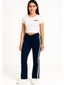 Teens16 Comfy Patchwork Bell-Bottoms NAVY