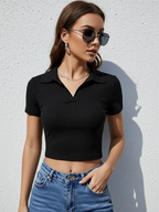 Teens16  V-neck Polo Short Sleeve