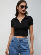 Teens16  V-neck Polo Short Sleeve