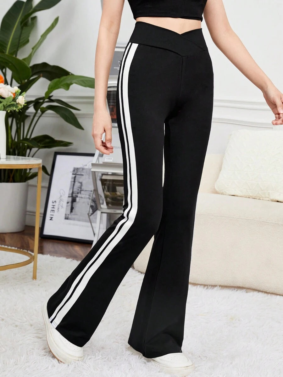 Teens16 Comfy Patchwork Bell-Bottoms