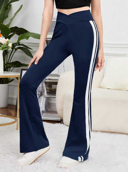 Teens16 Comfy Patchwork Bell-Bottoms