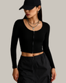 Teens16 Aesthetic Summer Zipper Top"