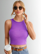 Teens16 LuxeFlow Sleeveless Tank in Purple