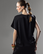 Noir Drape Dress