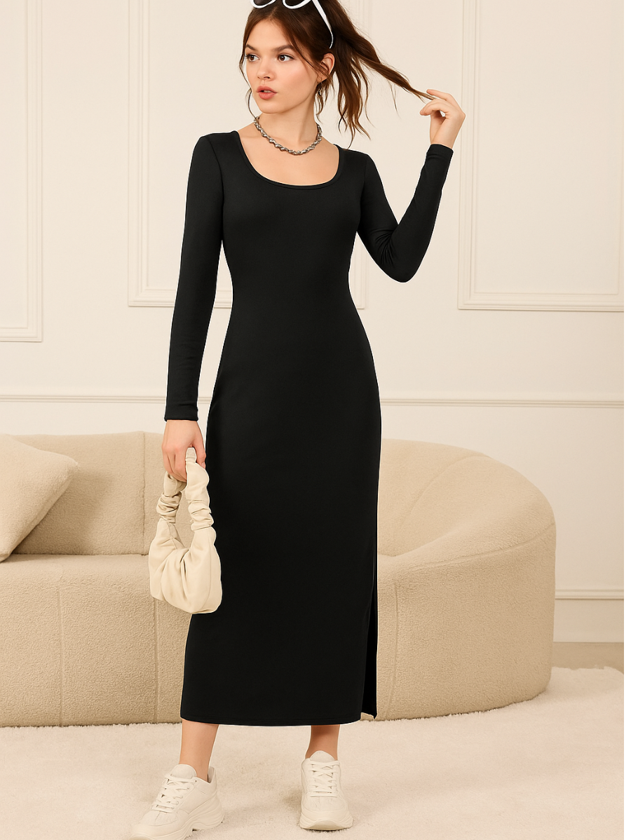 Teens16 Signature Slim Fit Dress – Luxe Elegance for Summer ☀️✨