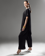 Noir Drape Dress