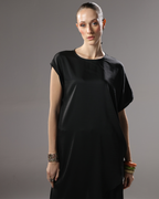 Noir Drape Dress