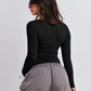 Shape Me Sleek Shirt BLACK