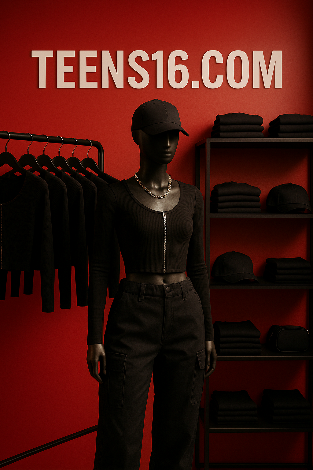Teens16 Premium Zipper Top