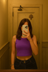 Teens16 LuxeFlow Sleeveless Tank in Purple