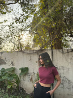 Modern Elegance of Teens16 Solid Mock Neck."