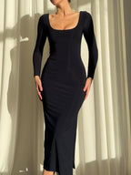 Teens16 The Gracewear Black Maxi
