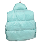 TEENS16 MINT CROPPED ZIP UP PUFFER GILET