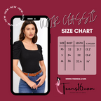 "Teens16 Noir Classic: Black Ribbed Sleeve Tee"