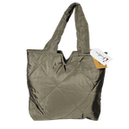 TEENS16 LARGE OLIVE PADDED TOTE BAG WITH PILLOW BAG