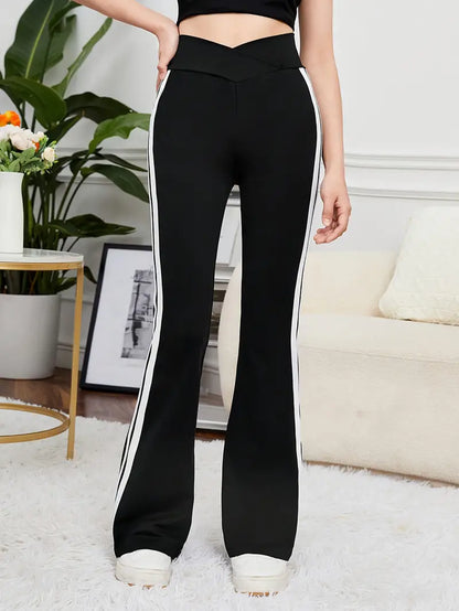 Teens16 Comfy Patchwork Bell-Bottoms