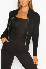 TEENS16 CREPE  BOMBER JACKET