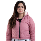 Teens16 quilted down hoodie jacket.
