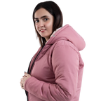 Teens16 quilted down hoodie jacket.