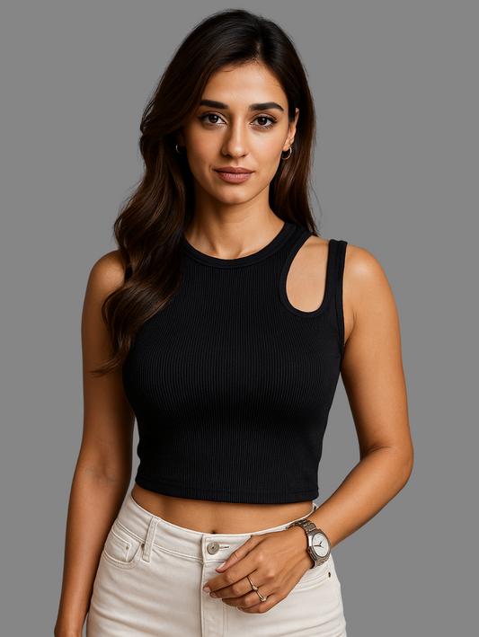 Teens16 RibCut Crop Top