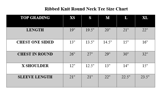 Teens 16 Ribbed Knit Round Neck Top Tee